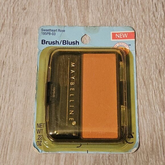 MAYBELLINE Brush Blush 195PB - 03 SWEETHEART ROSE 0.22 oz ** RARE - Picture 1 of 2
